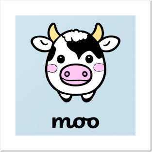 Moo Cow Moo Posters and Art